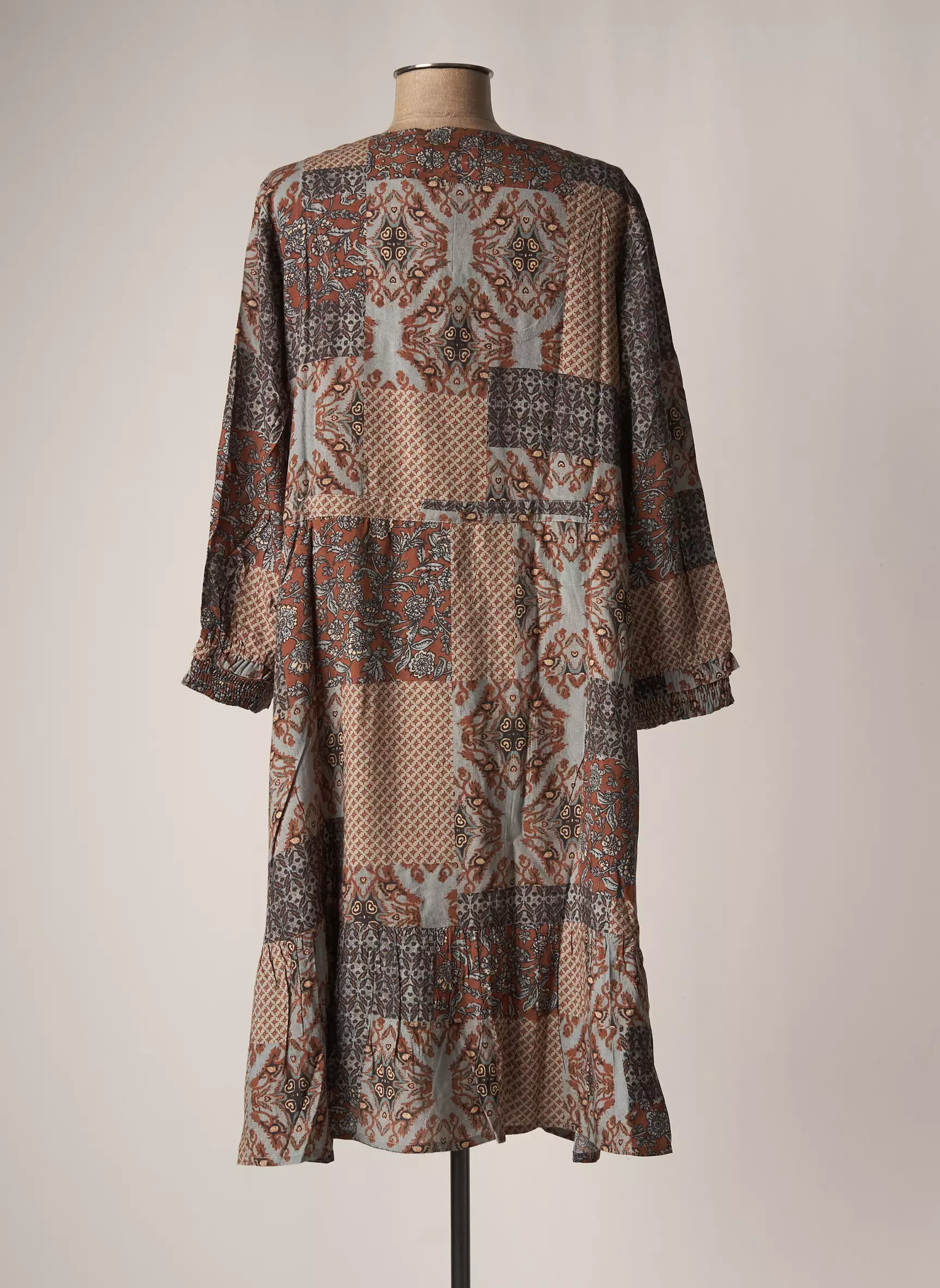 Cream Robes Mi Longues Femme couleur marron
