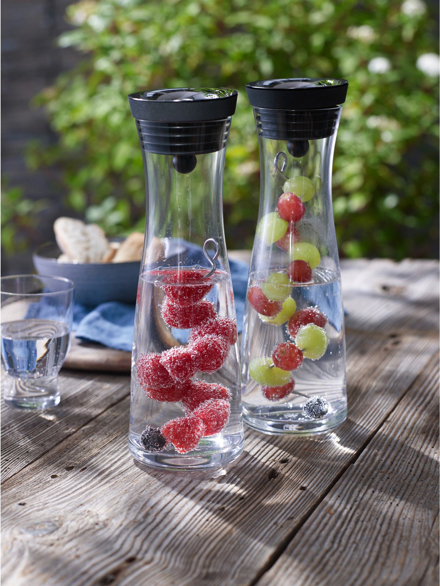 WMF Wasserkaraffe Basic, (1-tlg), mit Silikonrand, 1 Liter