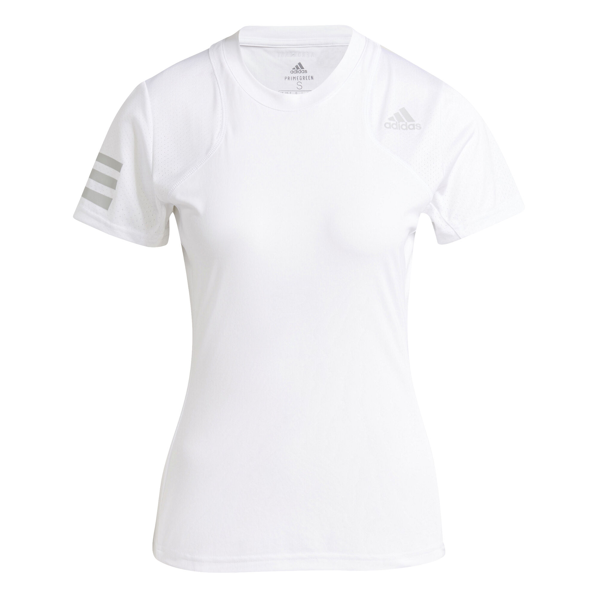 Club T-Shirt Damen - Weiß, Silber