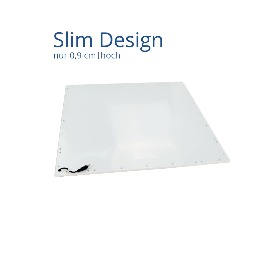 ENOVALITE 5er Pack LED CCT Panel mit Fernbedienung, dimmbar, 30x30 cm