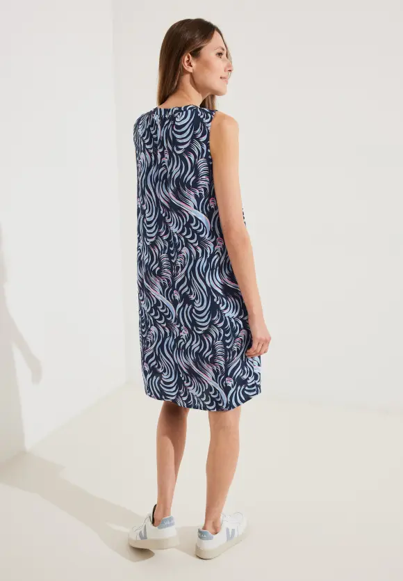 CECIL Wellenprint Crêpe Kleid
