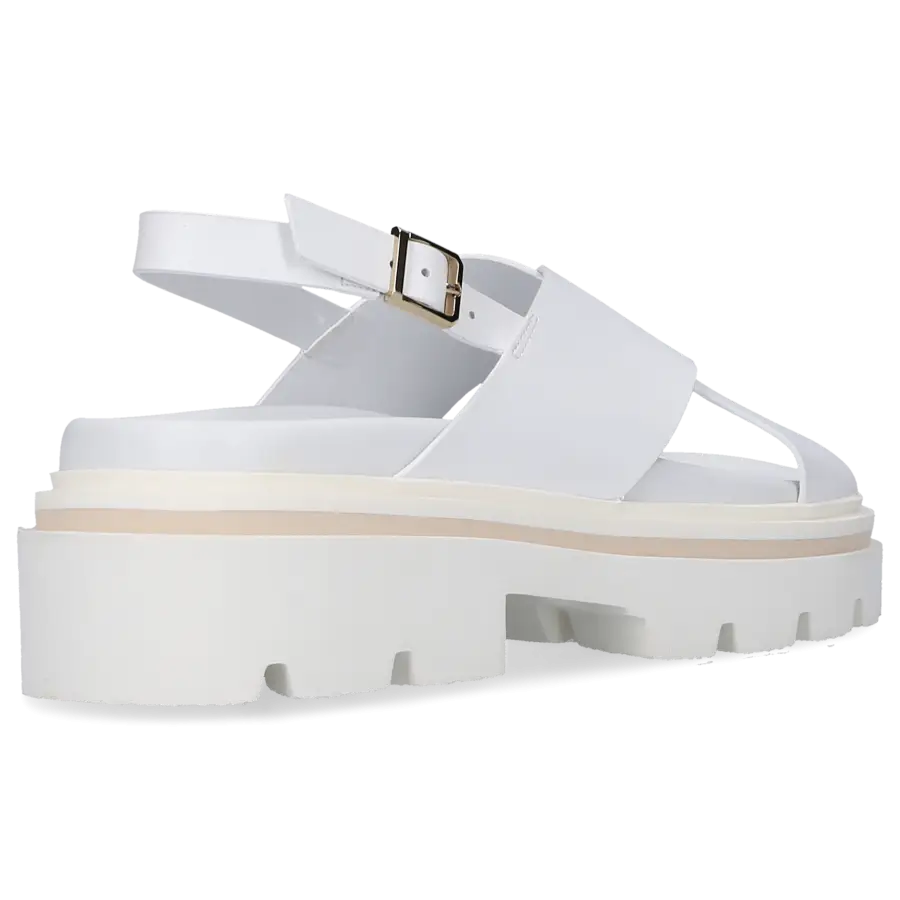 Santoni - Sandalen 59898 Kalbsleder - weiß