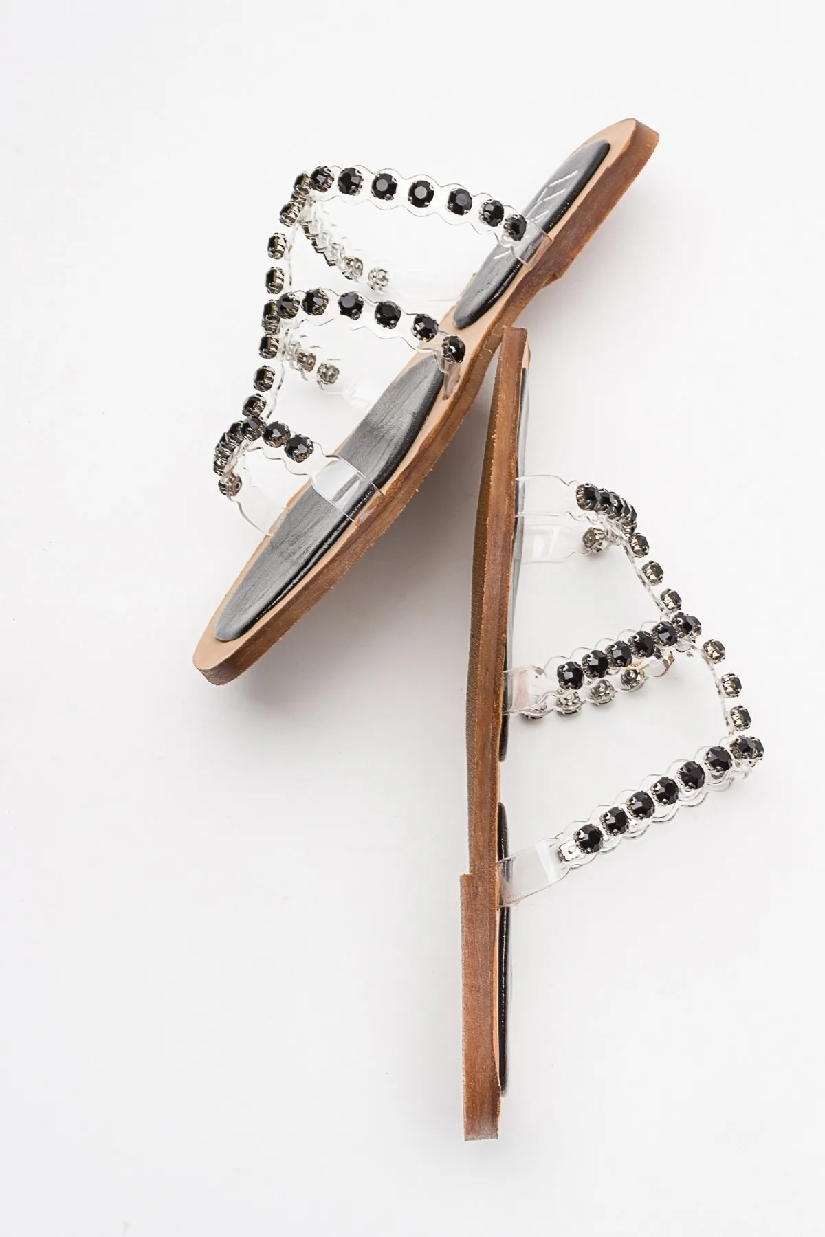 LuviShoes  FLEP Black Stone Damen-Hausschuhe