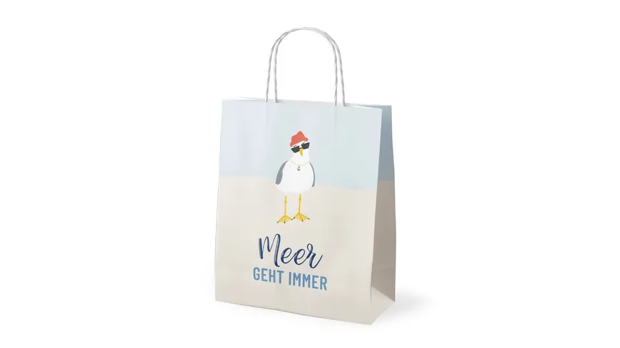Geschenk für Dich Geschenktüte Meer geht immer