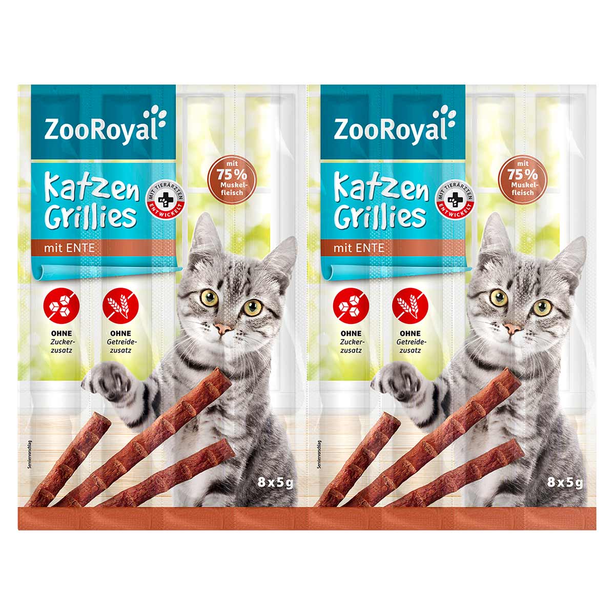 ZooRoyal Katzen-Grillies mit Ente günstig kaufen