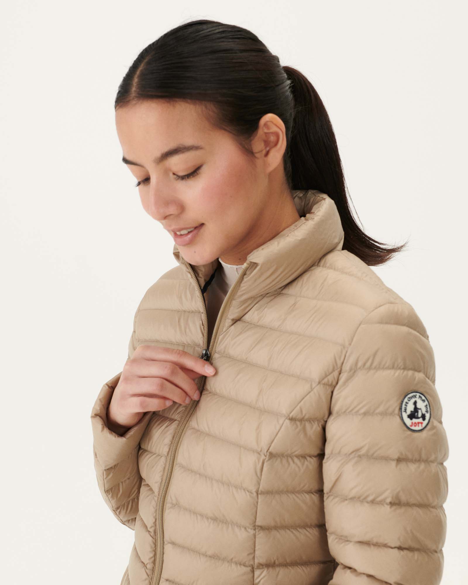 Doudoune légère Beige Cha
