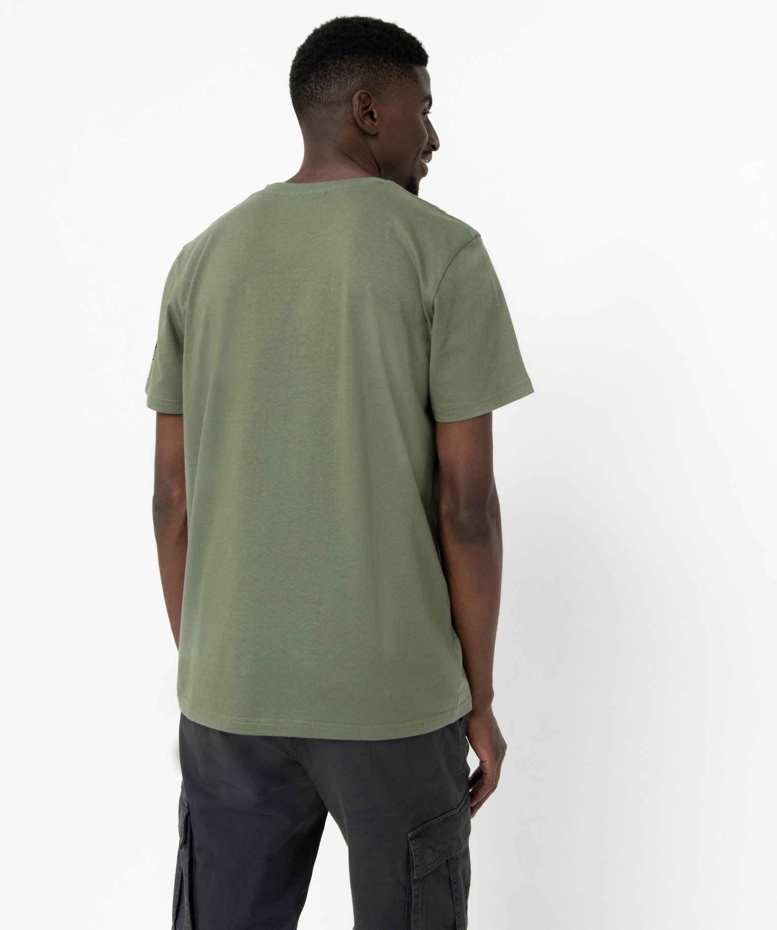 Tee-shirt à manches courtes imprimé homme - Dragon Ball Z kaki | GEMO