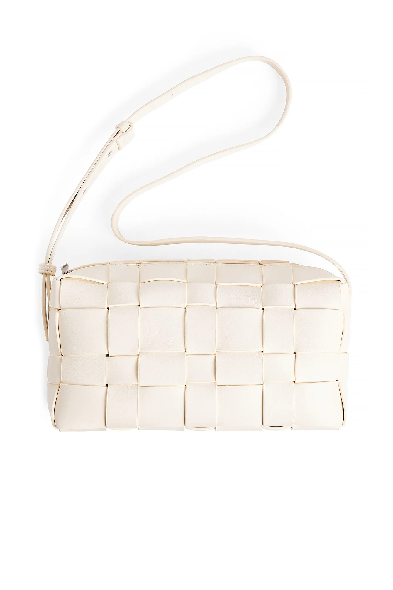 Geflochtene boxy Crossbody-Tasche