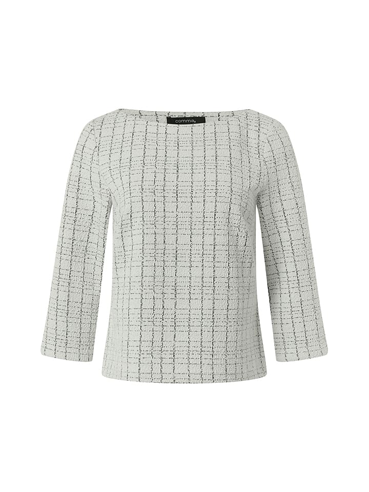 comma Bluse in Grau günstig kaufen