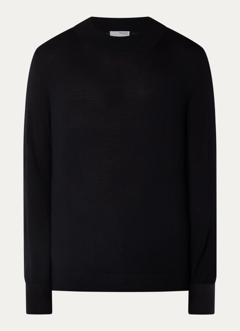 Selected Homme Tray -hieno neulottu merinovillapusero