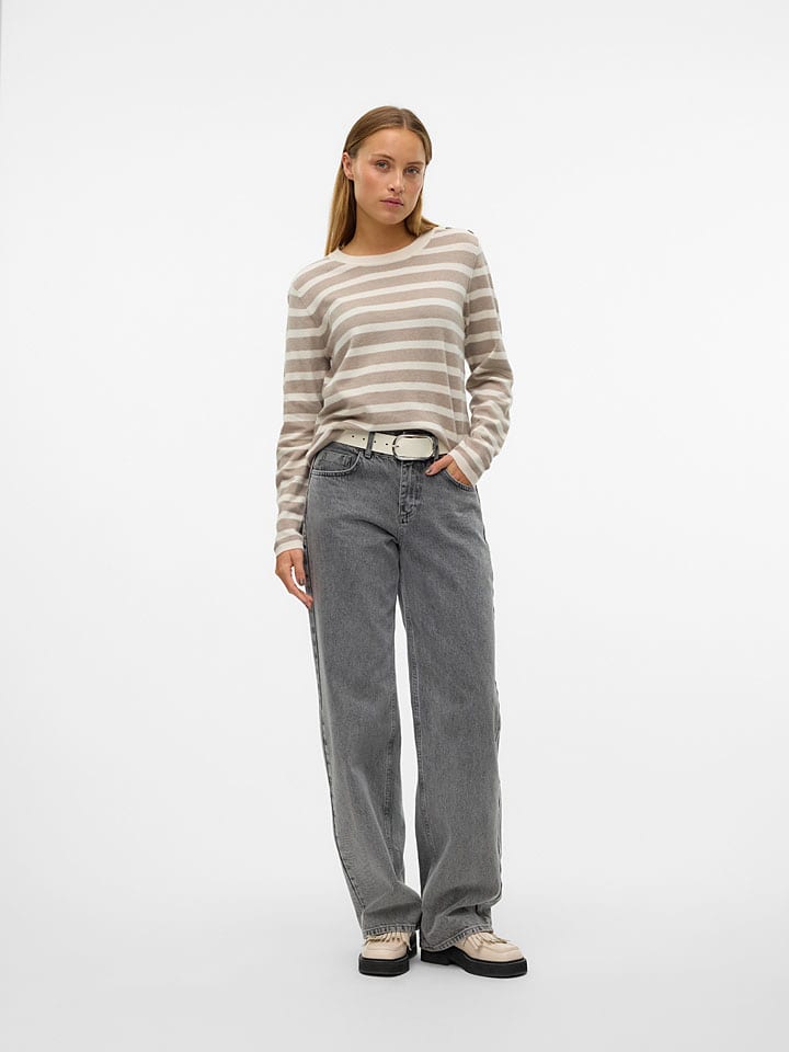 Vero Moda Pullover in Beige/ Creme günstig kaufen