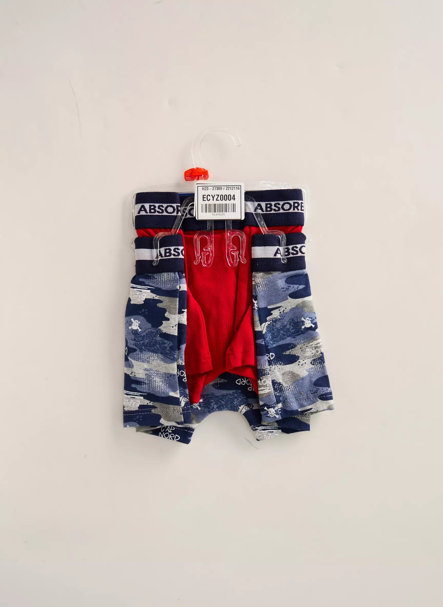 Absorba Boxers Garcon couleur rouge