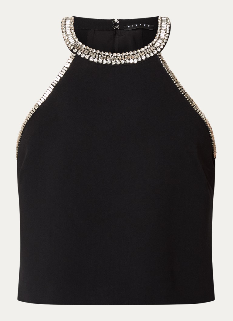 Benetton Halter Top with rhinestones