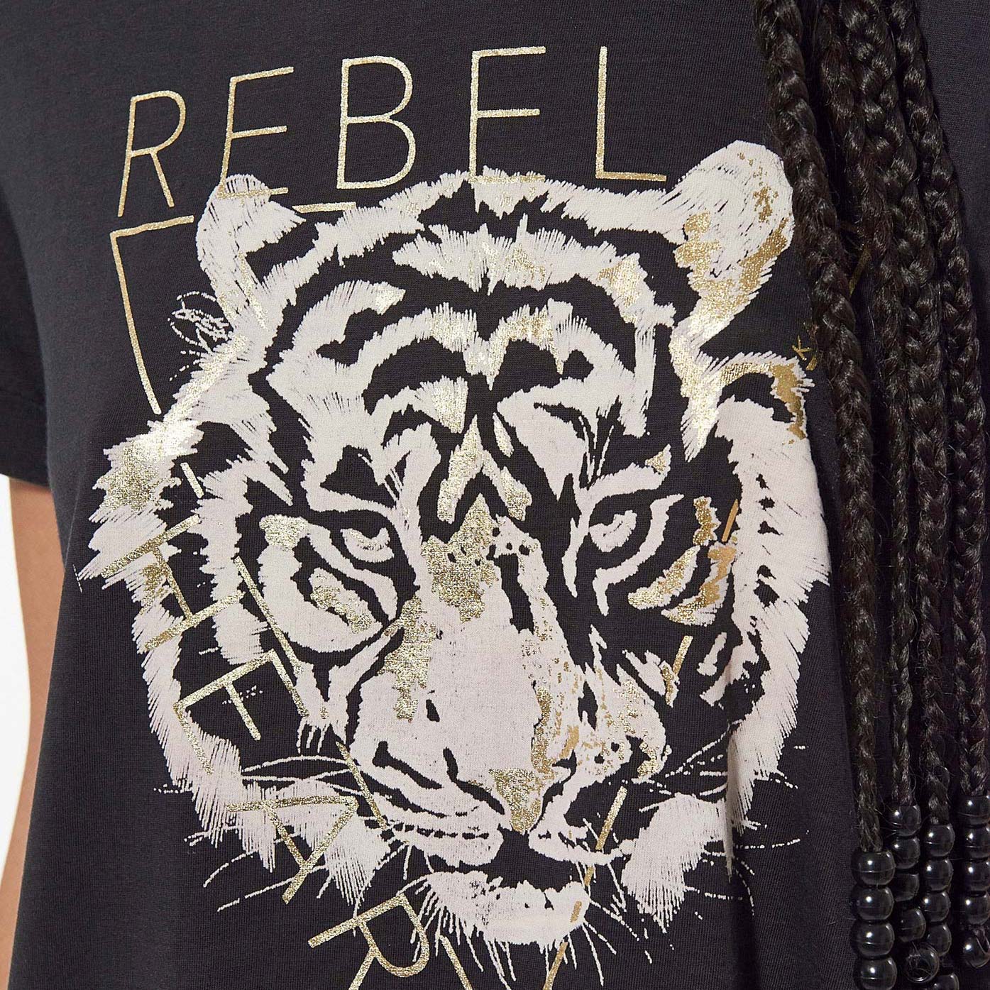 KEBEL  T-shirt loose gris foncé Femme