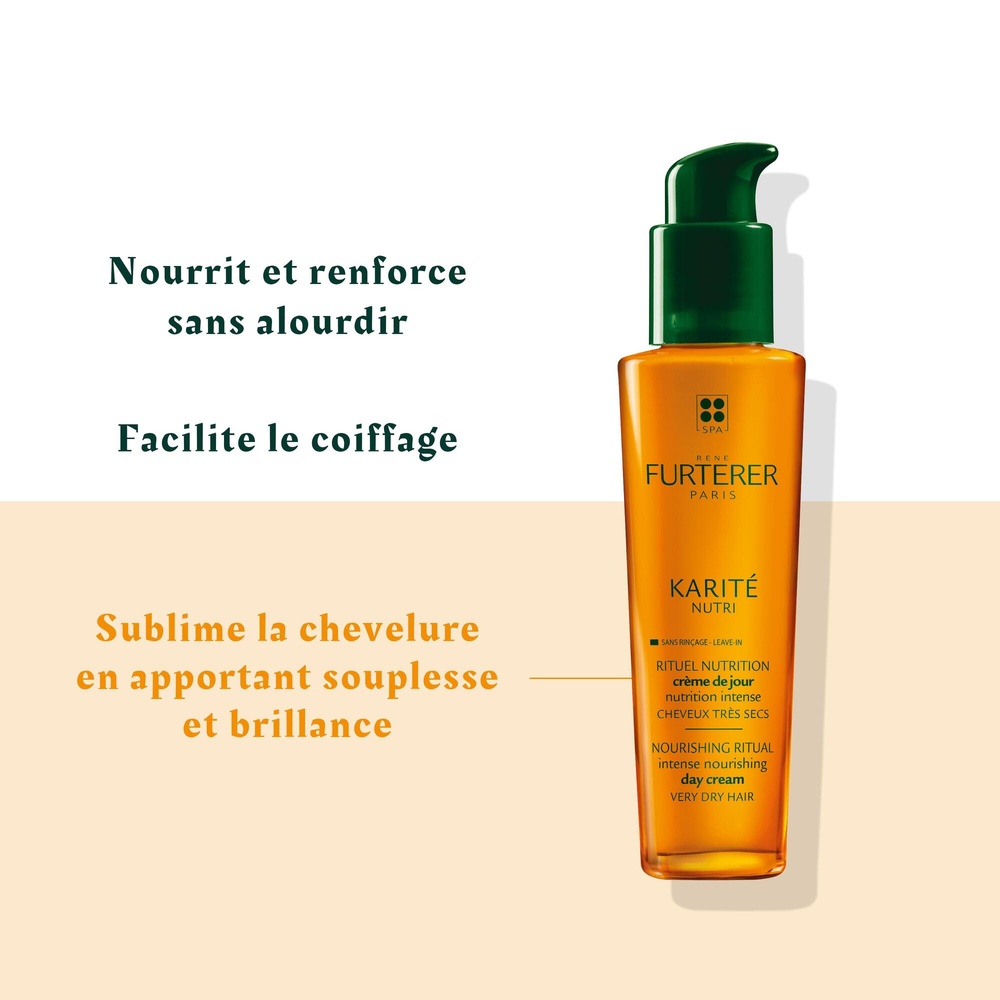 Furterer KARITE NUTRI CREME DE JOUR 30 ml Crème de jour nutrition intense sans rin çage