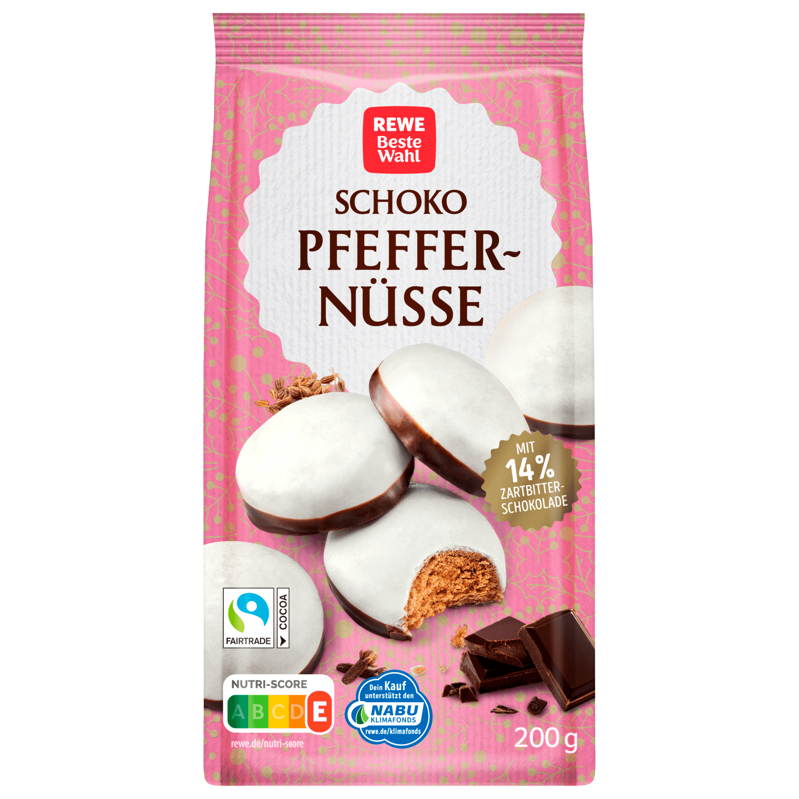 REWE Beste Wahl Schoko Pfeffernüsse 200g