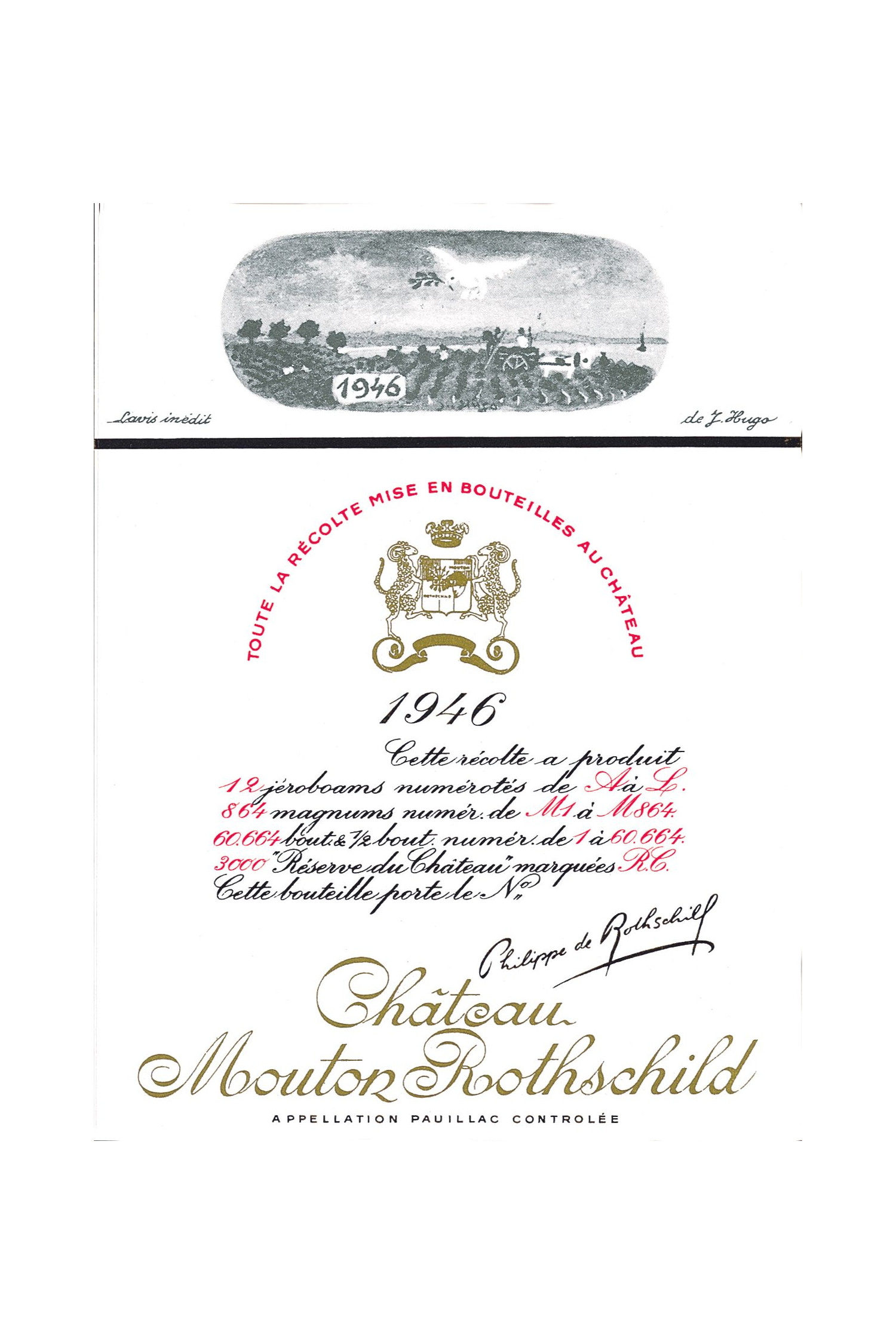 Château Mouton Rothschild 1946, Pauillac