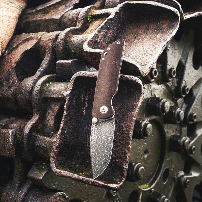 B&ouml;ker Taschenmesser M4 Sherman Damast