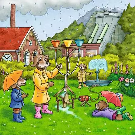 Kinderpuzzle ab 5 Jahren - Regenerative Energien - 49 Teile