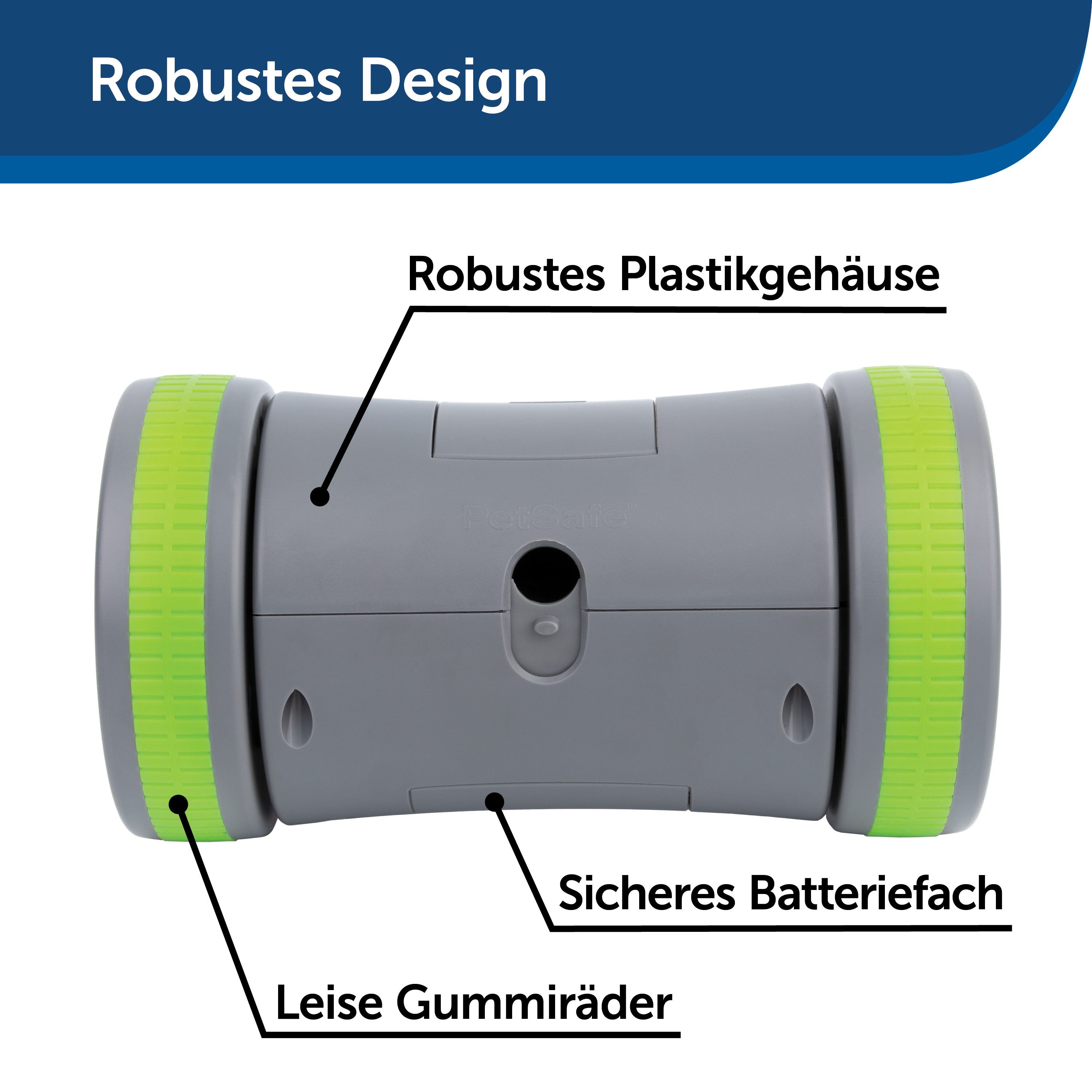 PetSafe Intelligenzspielzeug PetSafe Selbstbewegendes Belohnungsspielzeug Kibble Chase