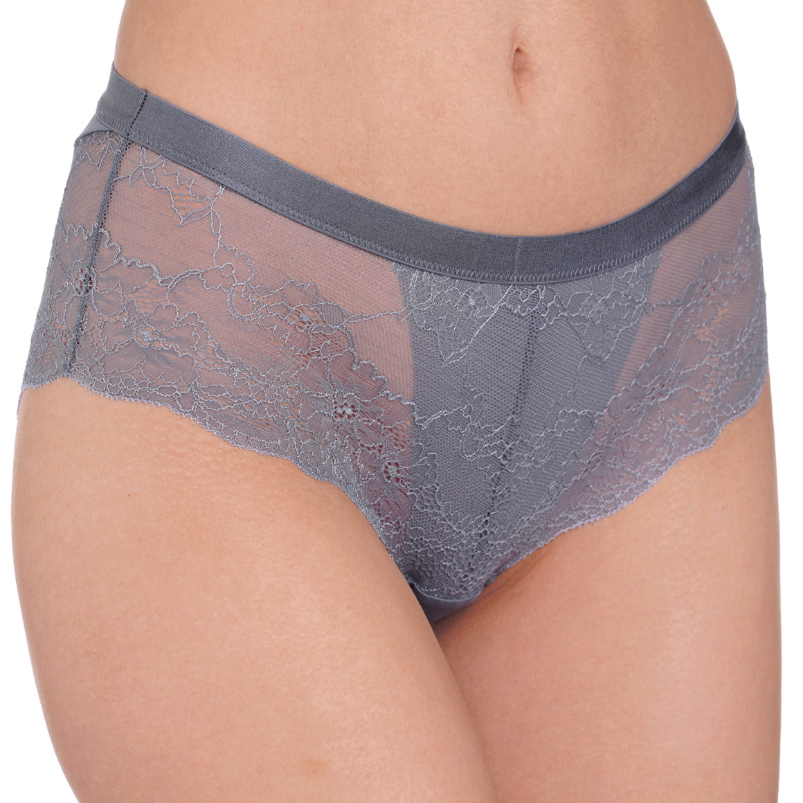 Damen Panty mit floraler Spitze