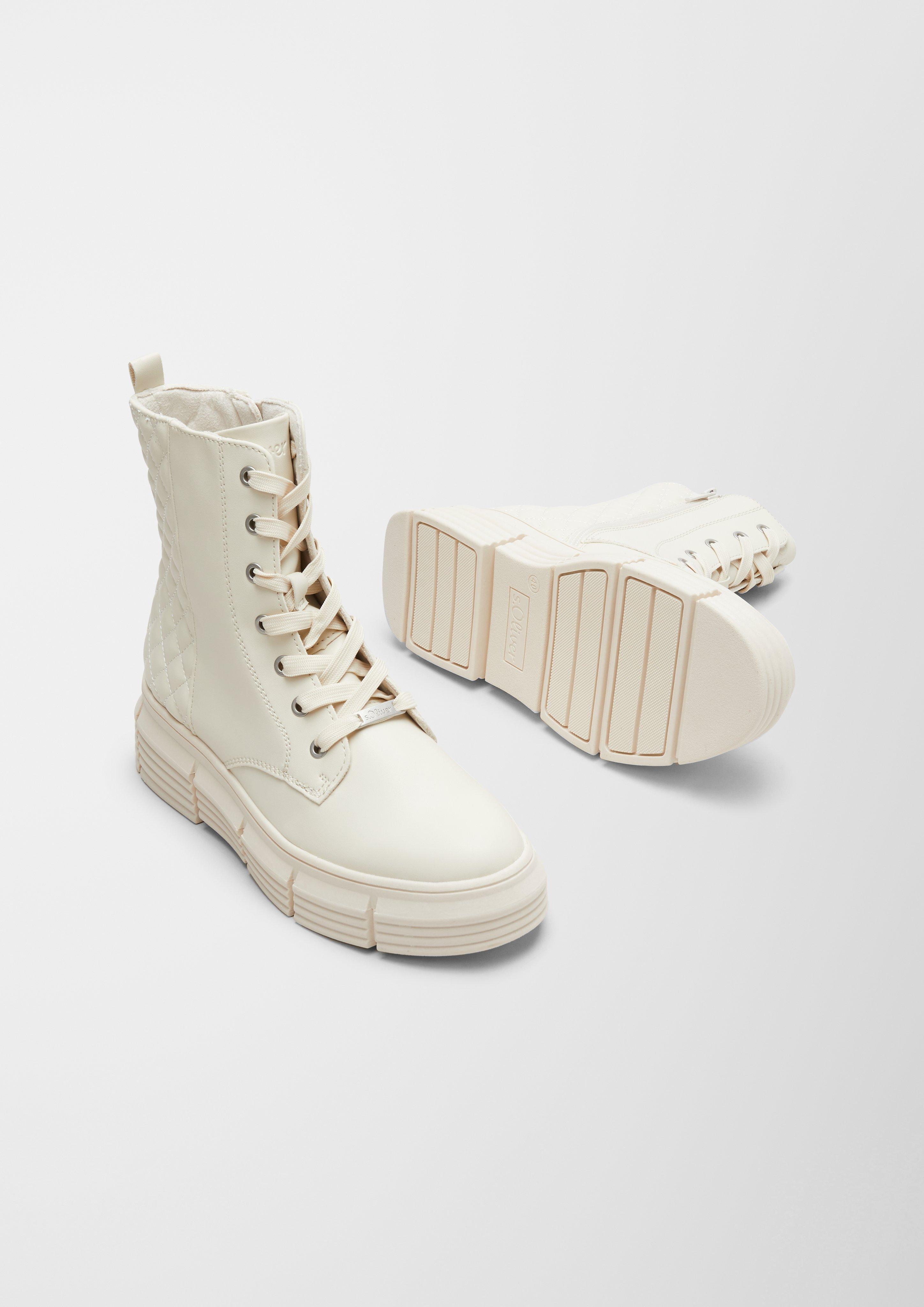 Schnürboots mit Steppung  6006481-462
