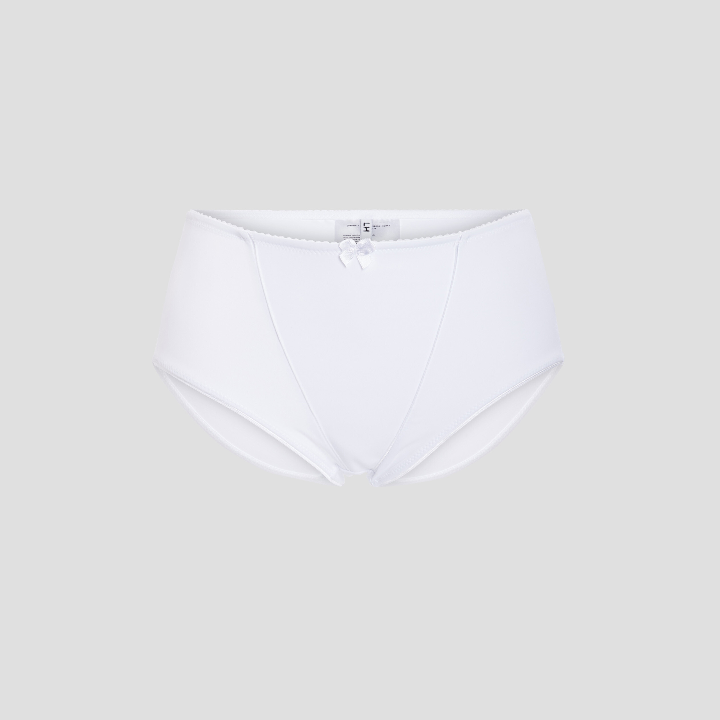 Culotte effet gainant microfibre blanc femme | La Halle