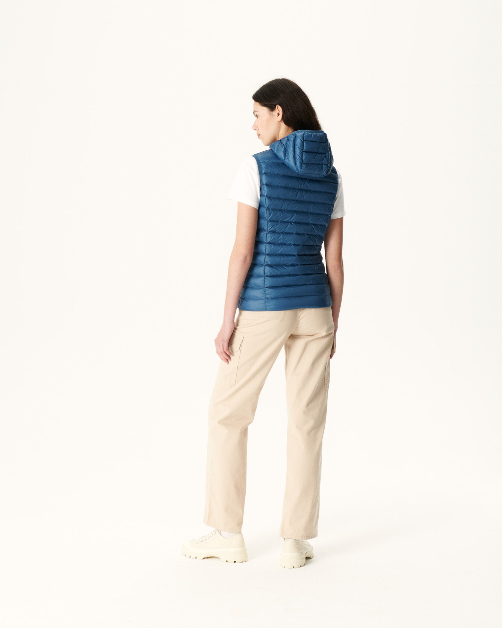 Doudoune légère sans manches Bleu jeans Mali