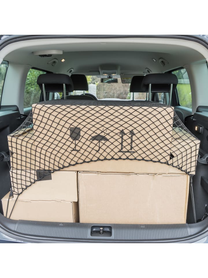 relaxdays Gepäcknetz Kofferraum in Schwarz günstig kaufen onesize