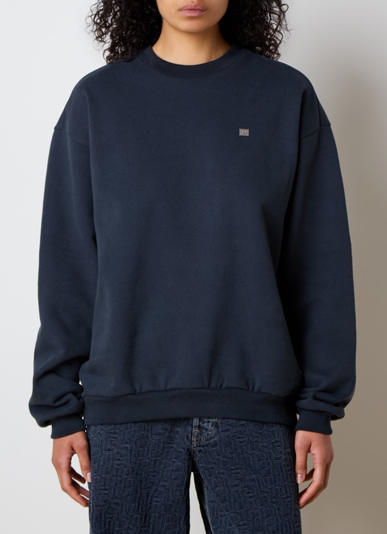 Pulover lejer cu sigla Acne Studios