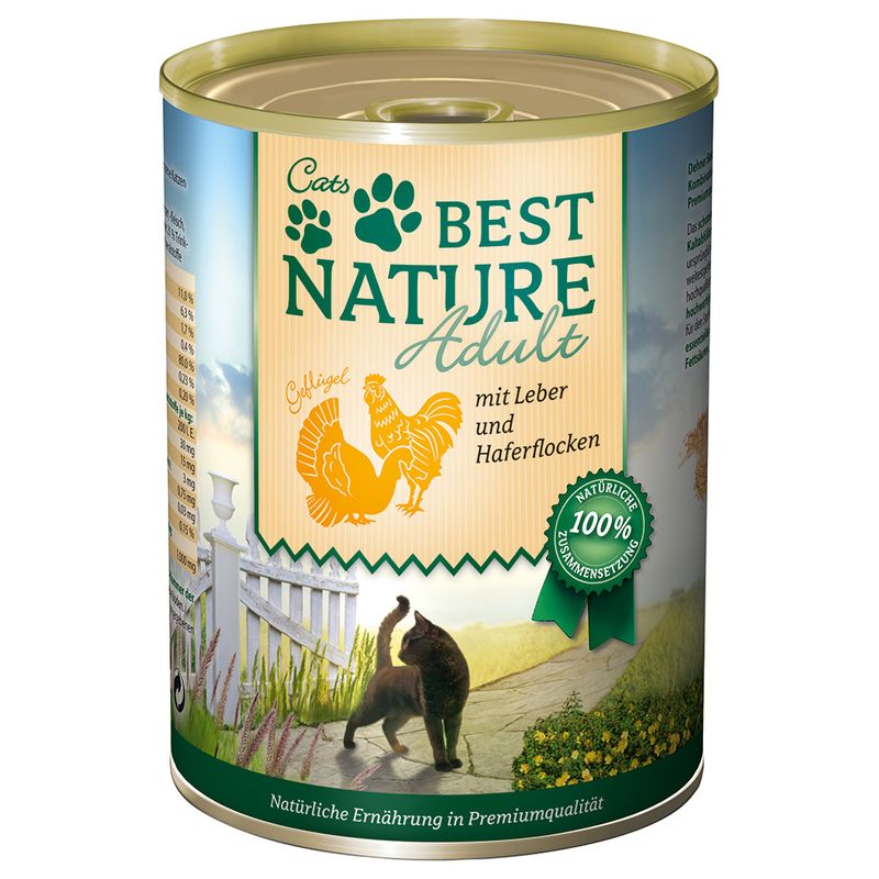 Sparpaket Best Nature Cat Adult 12 x 400 g