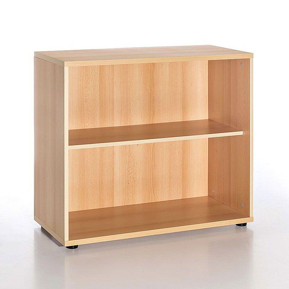 Lomadox Aktenregal TYP1900, Samerberg-Buche Nachbildung, 2OH, H=78cm