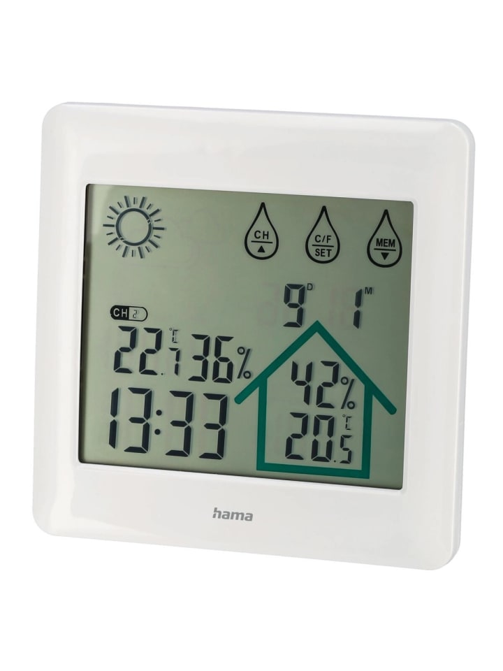 Hama Digitale Action-Wetterstation für den Innen- und Außenbereich in Weiß günstig kaufen onesize