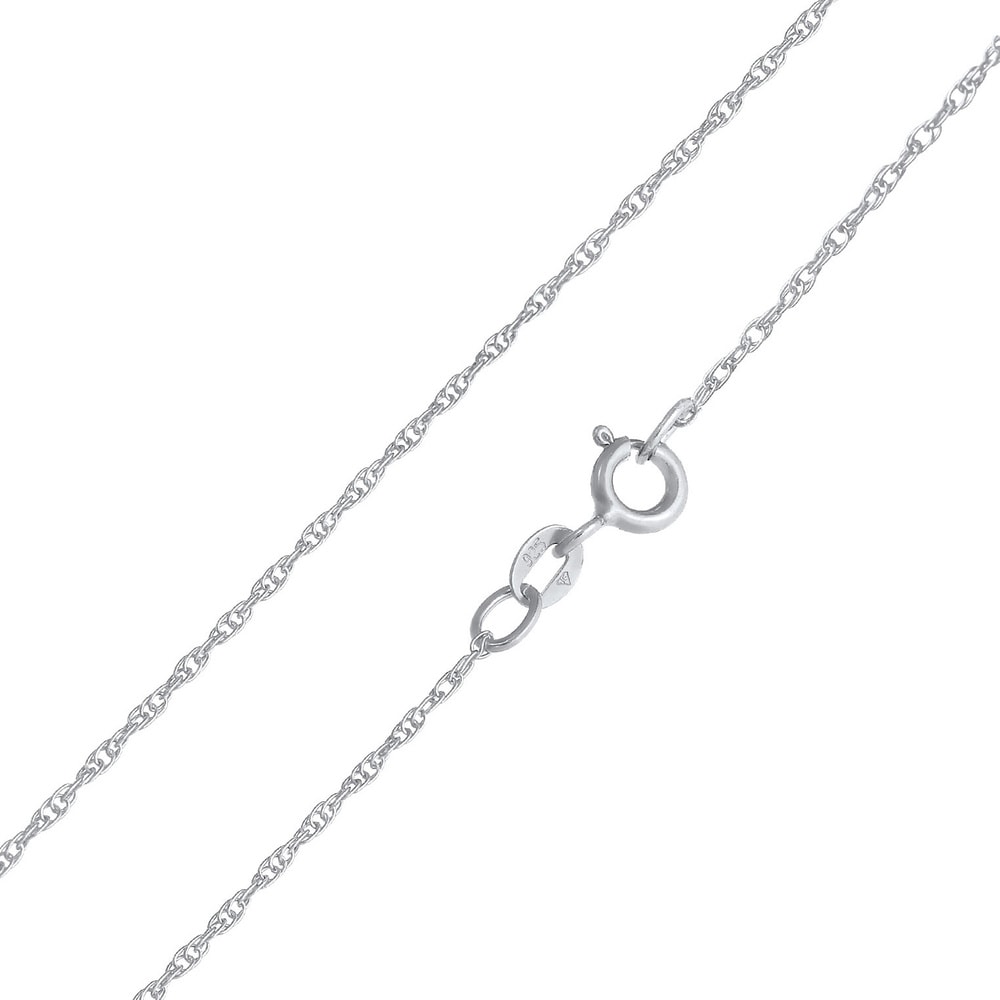 Elli Elli by Julie & Grace Collier Pendentif Disque de Fleurs Smiley Lettre L en Argen collier