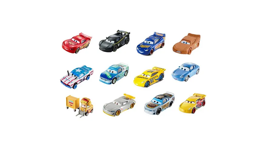 Pixar Cars Die-Cast Character Fahrzeug Sortiment, 1 Stück, sortiert