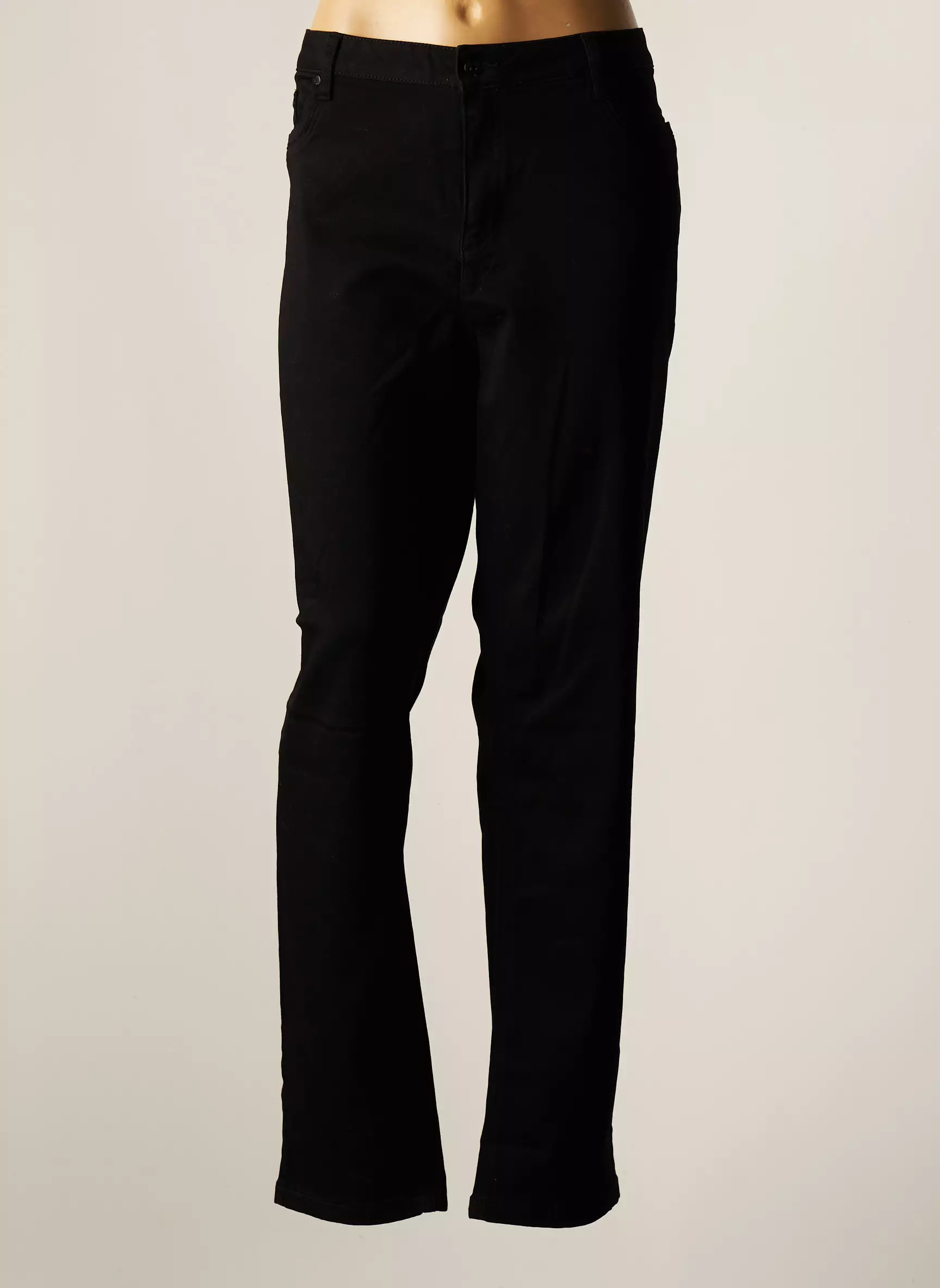 Jensen Pantalons Droits Femme couleur noir