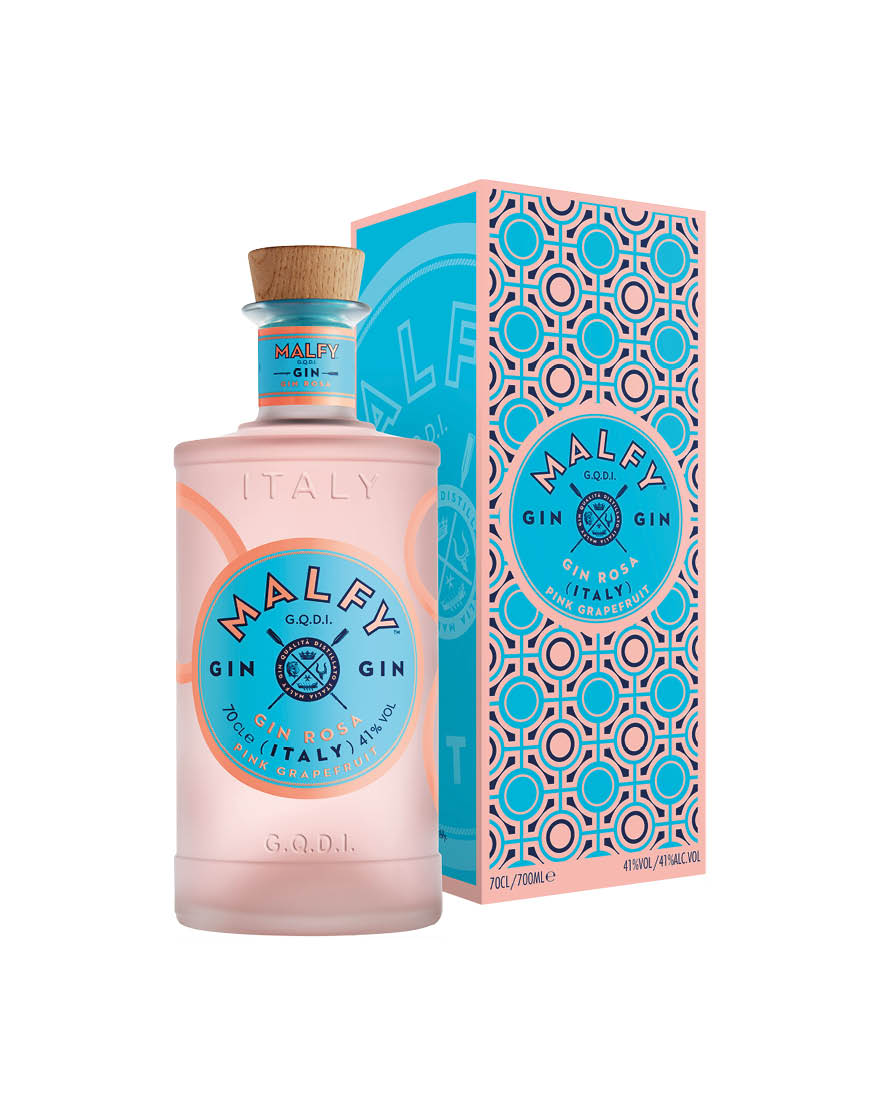 Gin Rosa Malfy 0,7 ℓ, En Étui