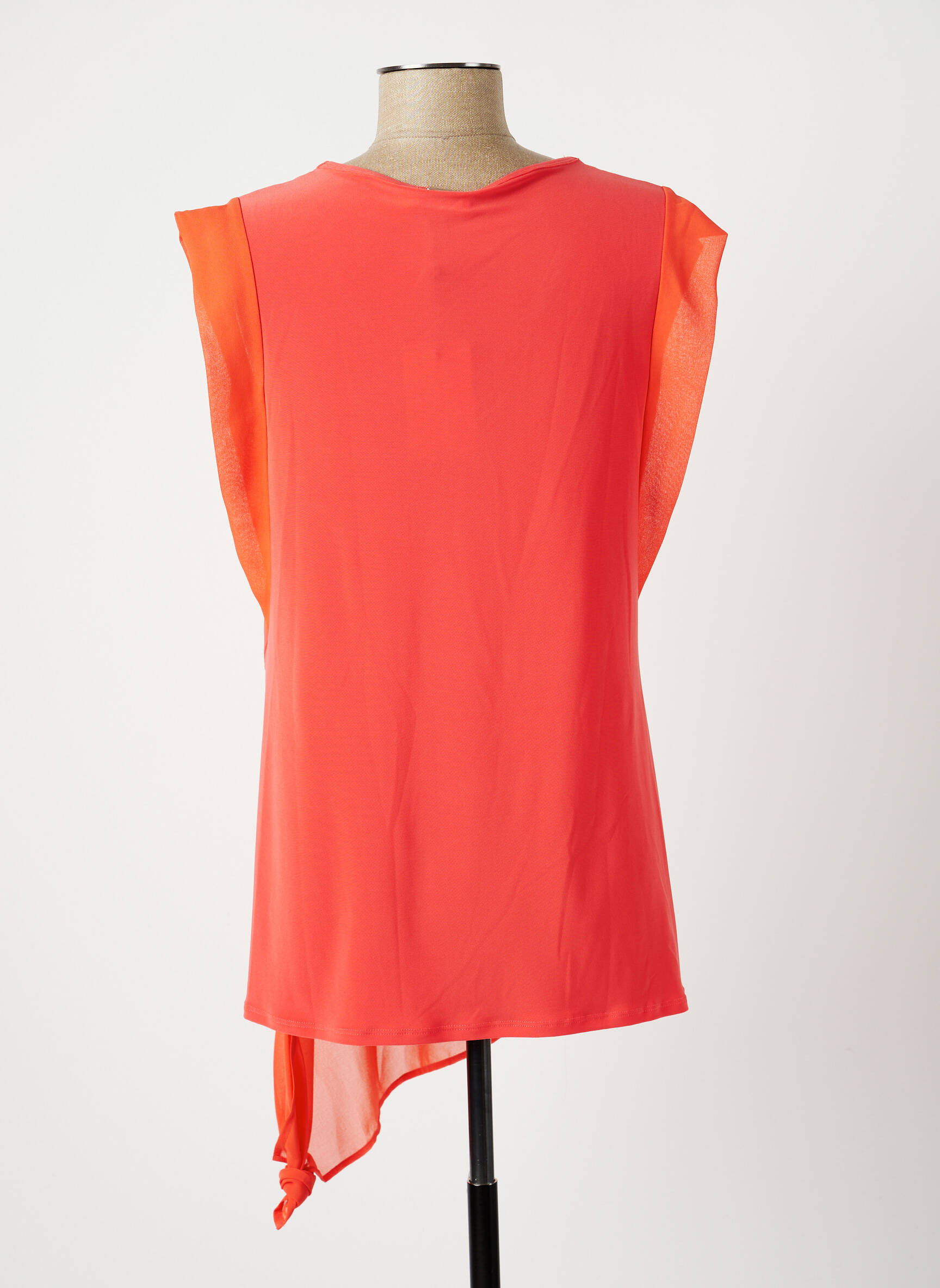 Mc Planet Tuniquesansmanche Femme couleur orange