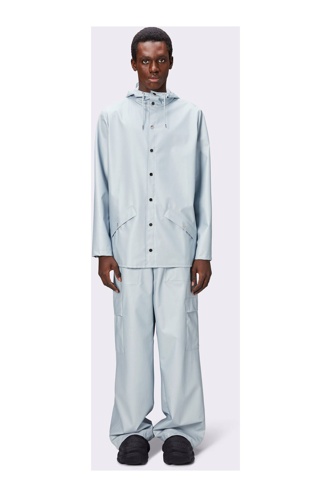 Rains Impermeables Trenchs Unisexe couleur bleu