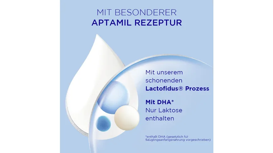 Aptamil Pronutra Anfangsnahrung Pre von Geburt an Vorratspack 1200 g