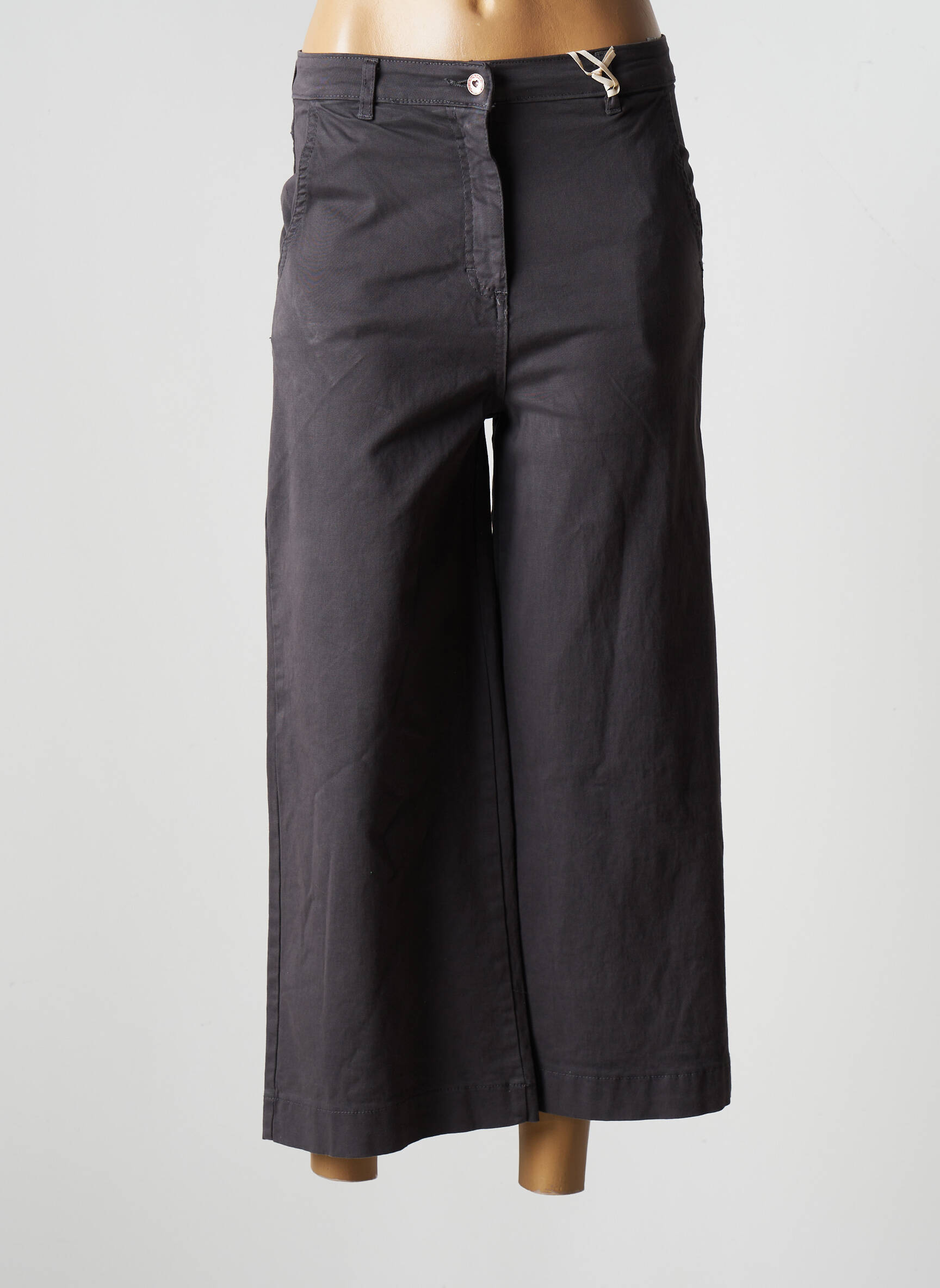 Gioya   Co Jeans Coupe Large Femme couleur gris