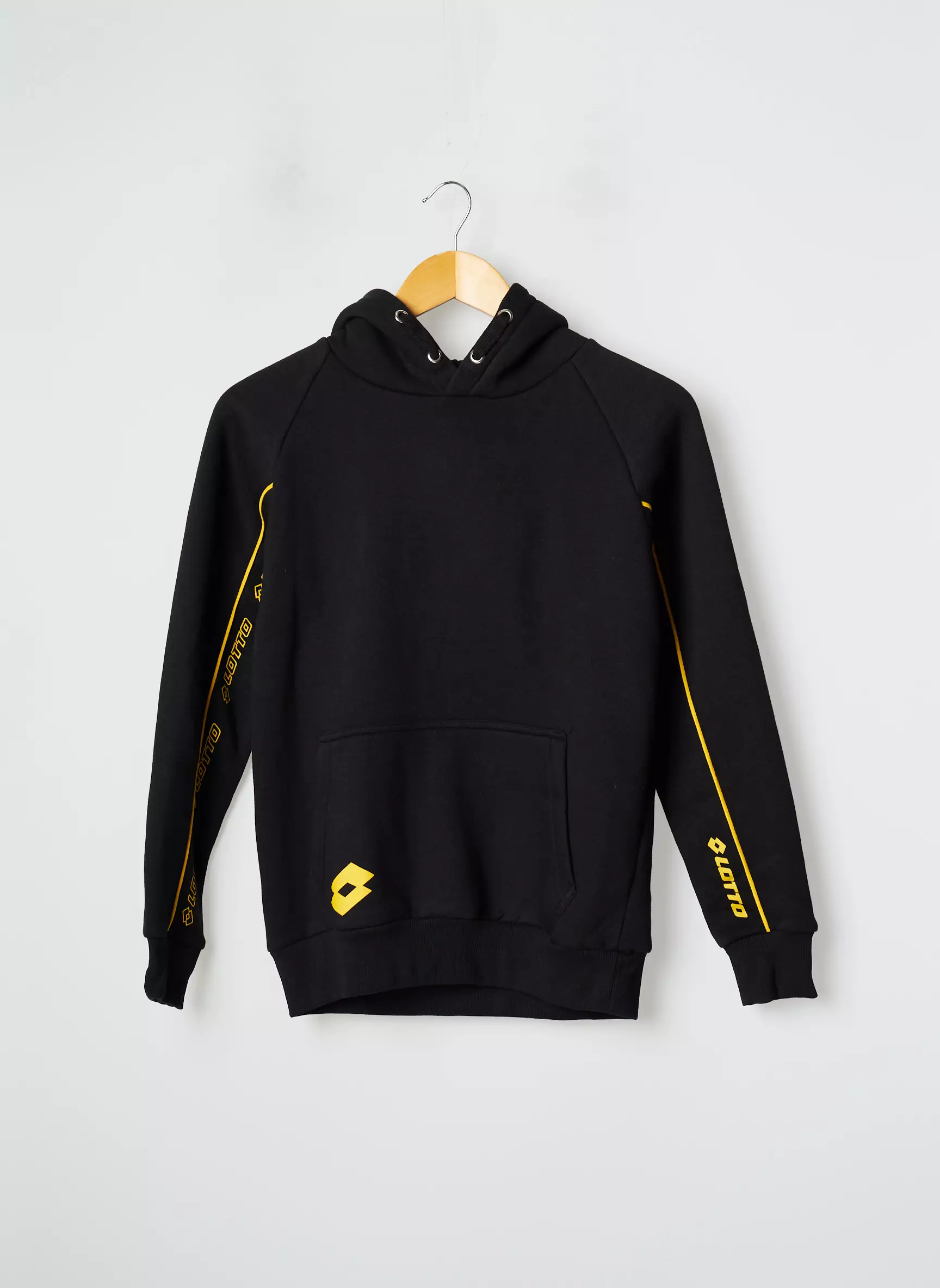 Lotto Sweat Capuche Enfant couleur noir