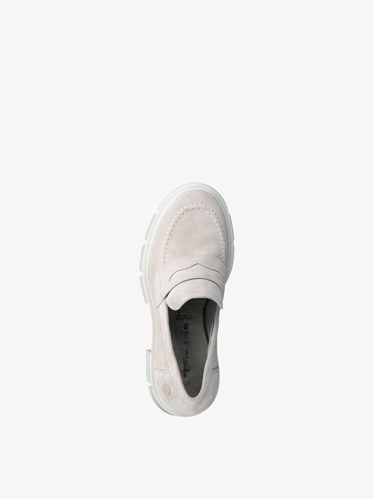 Slipper en cuir - beige