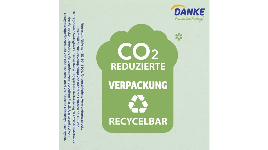 DANKE Toilettenpapier Recycling 3-lagig