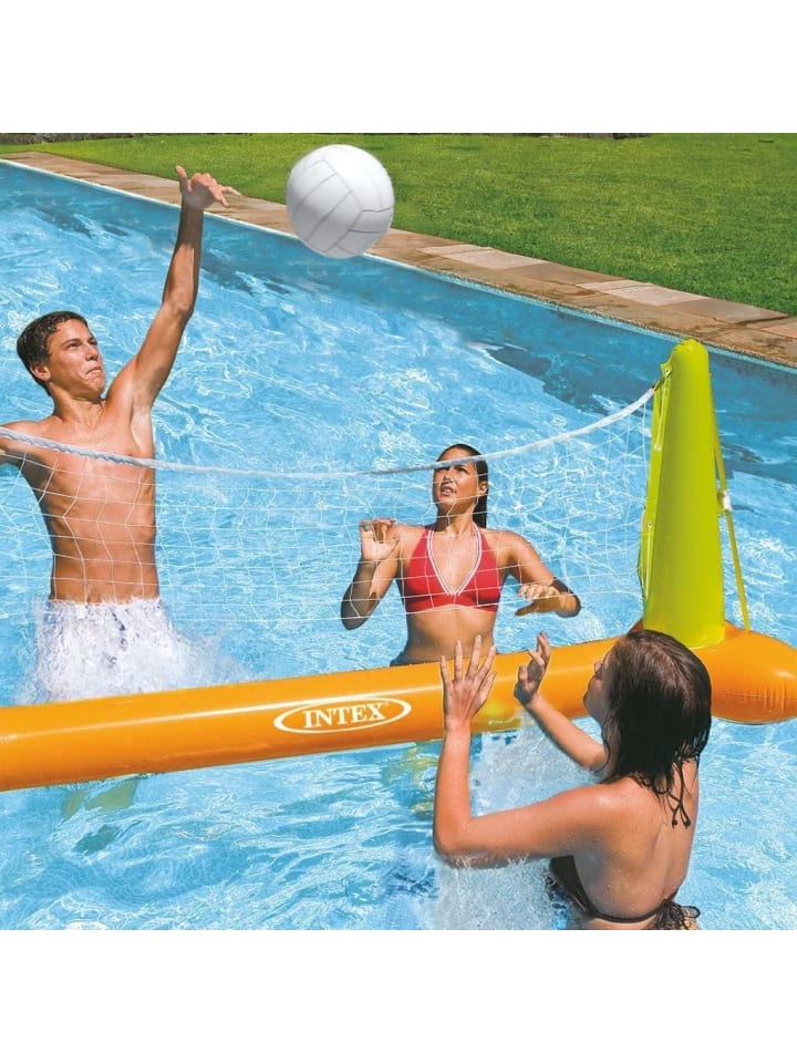 Intex Poolgame 3er Set, Fun Goals, Volleybal, Floating Hoops in orange günstig kaufen onesize