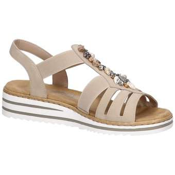 Rieker Keilsandale in beige