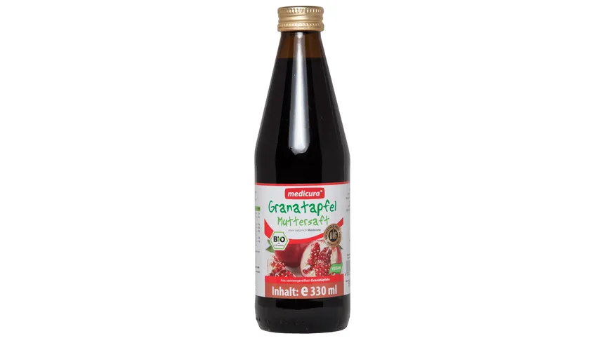 Medicura Bio Saft Granatapfel 100 % 330 ml