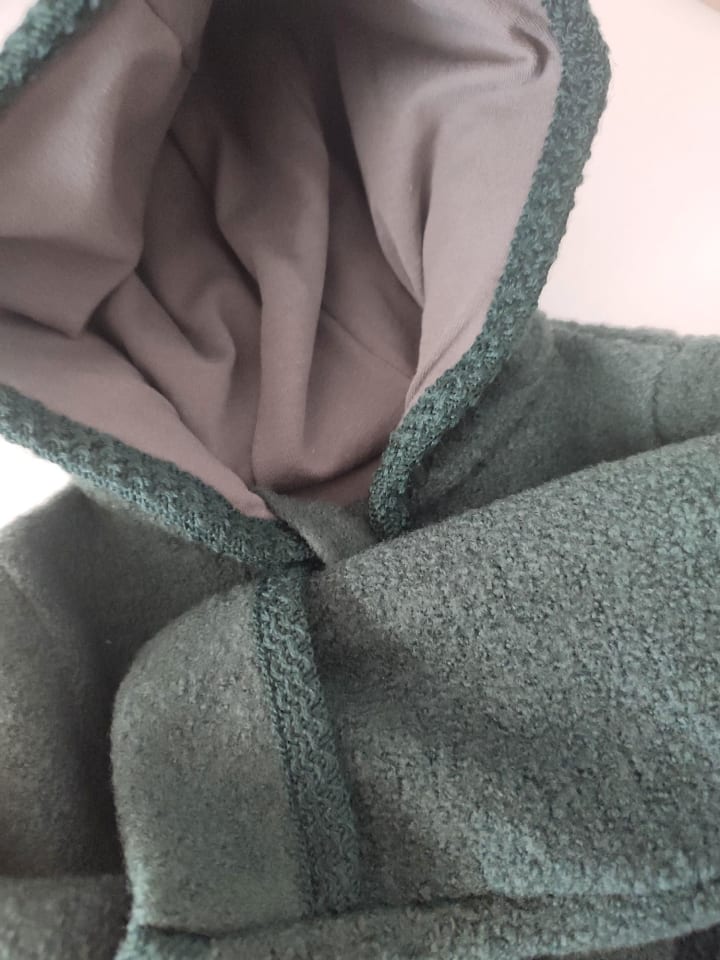 Hofbrucker Wollwalk Overall in Waldgrün günstig kaufen 62/68