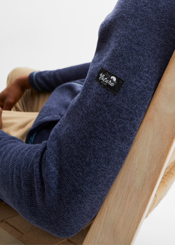 Strickfleece-Jacke
