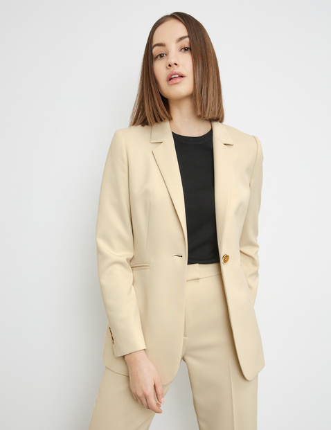 Taillierter Blazer aus feiner Stretch-Qualität